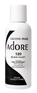 Adore Black Velvet Semi Permanent Hair Color