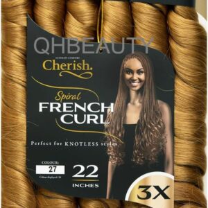 3X PS Spiral French Curl 22 Color: T4/3027