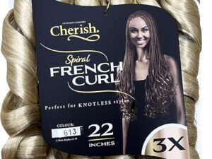 3X PS Spiral French Curl 28 Colour:4