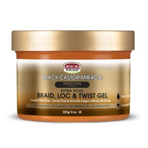 African Pride Black castor Miracle Gel