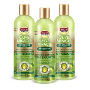 African Pride Olive Miracle 2in1 Shampoo 355ml