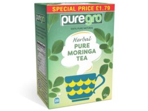 Pure Gro herbal moringa tea