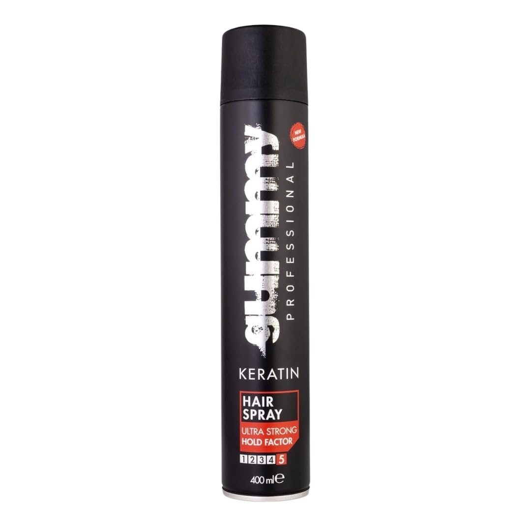 Gummy keratin Hair Spray