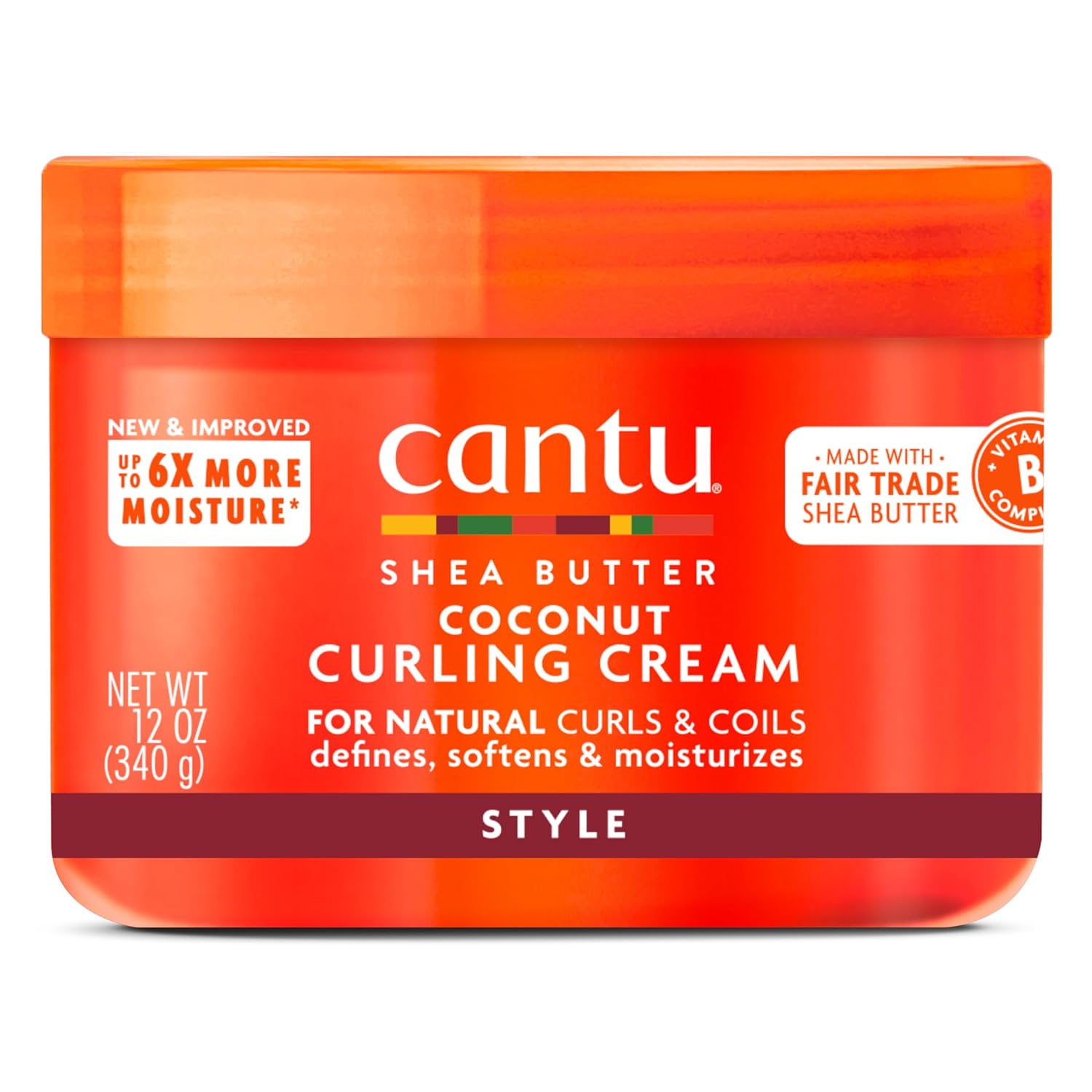 Cantu Shea Butter Coconut Curling Cream Style 340g