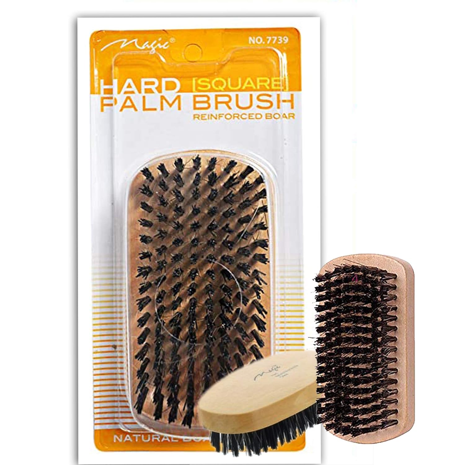 Magic Collection Hard Square Palm brush