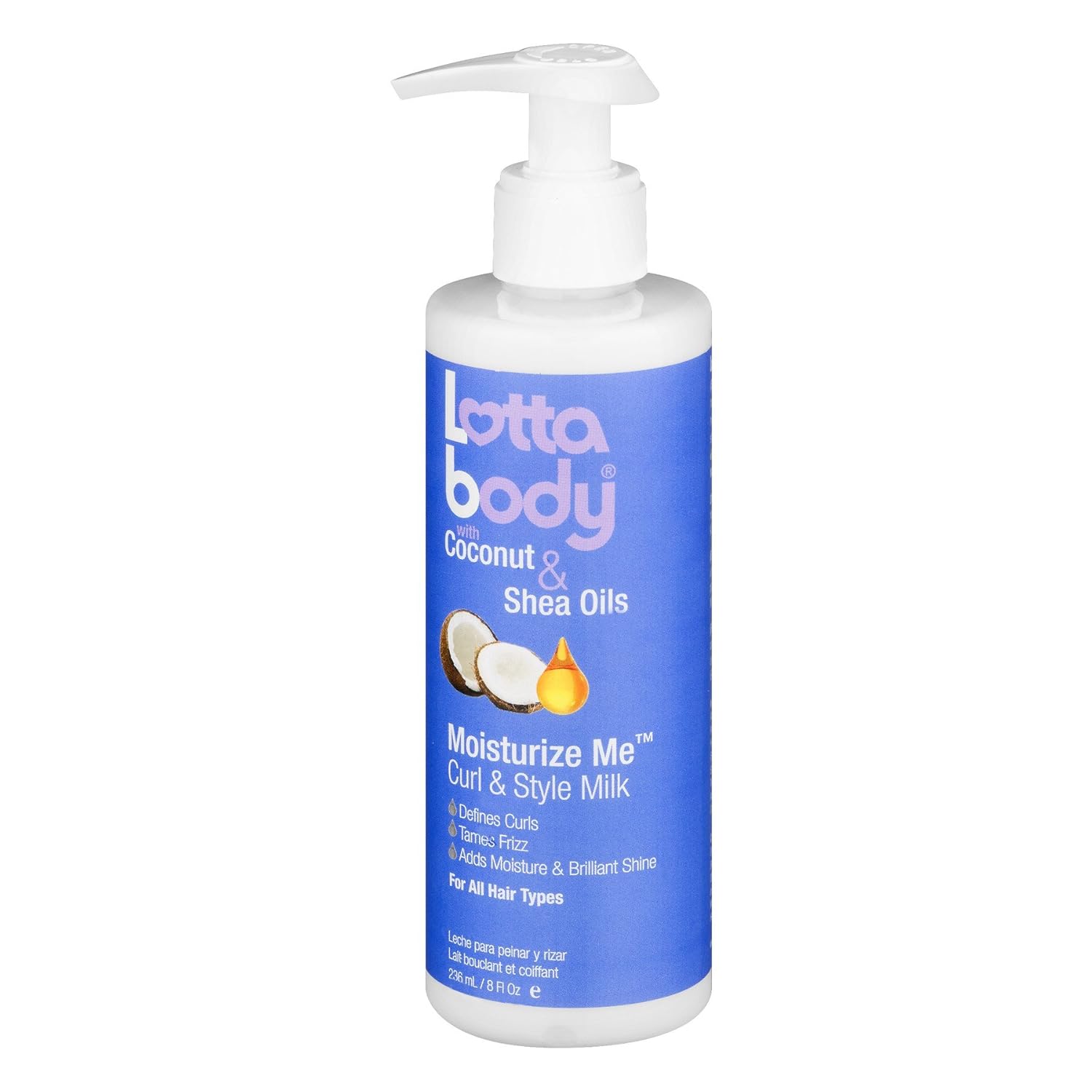 Blowout Lotion 236ml Lotta Body Coconut & Shea Oils Twist Me Curl