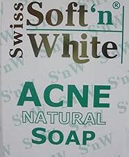 Swiss+ Soft''n White Acne Naturel Savon 200g
