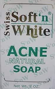 Swiss+ Soft''n White Acne Naturel Savon 200g