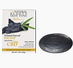 My natural beauty skin tone activated charcoal bar