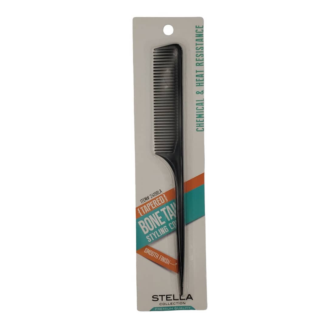 Stella collection bone tail styling comb