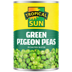 Tropical sun green pigeon peas