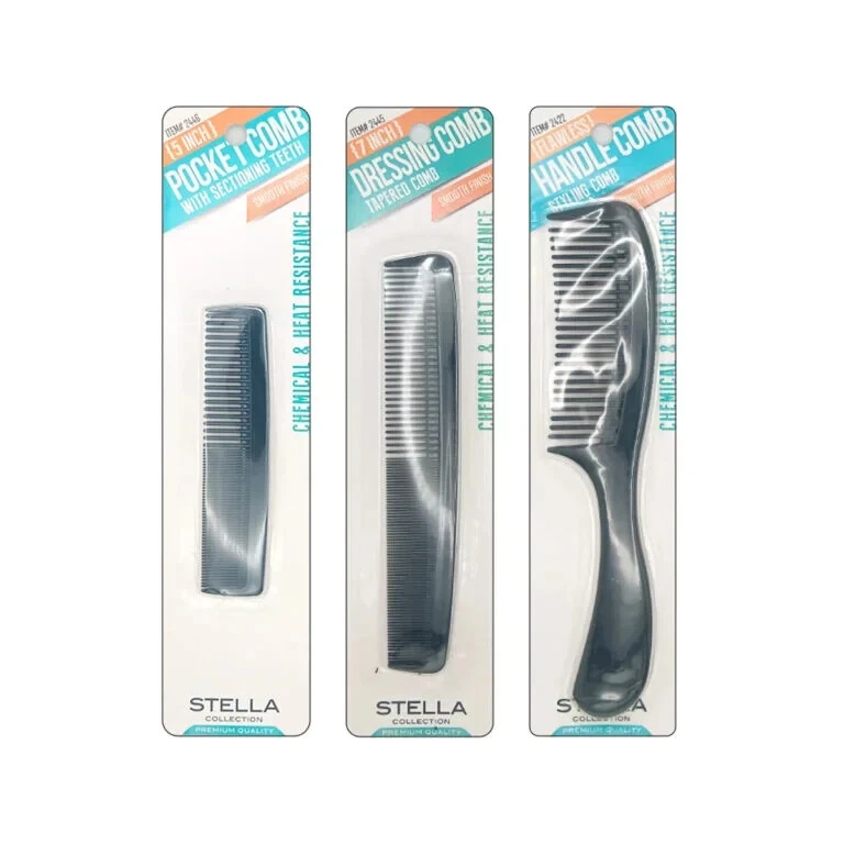 Stella collection dressing comb tapered comb